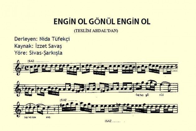 Engin ol gönül engin ol