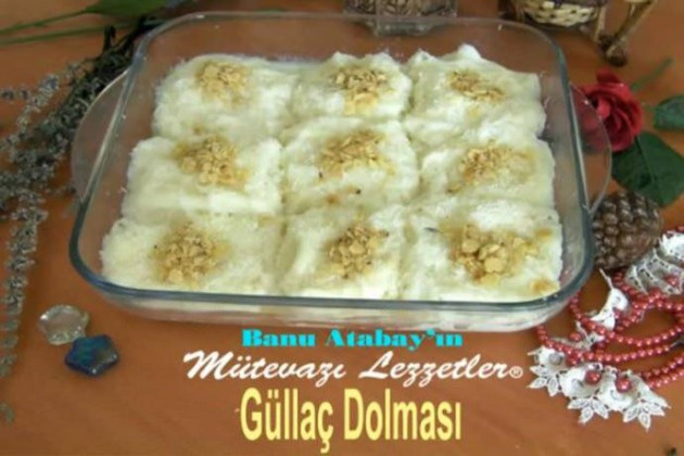 Güllaç Dolması