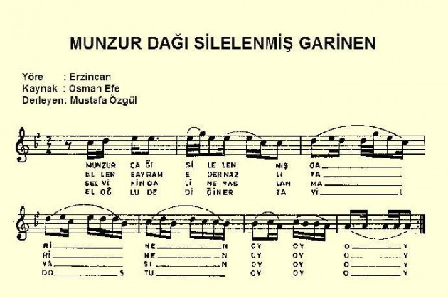 Munzur Dağı Silelenmiş Garinen