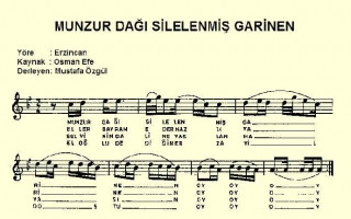 Munzur Dağı Silelenmiş Garinen