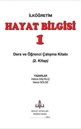 1. Sınıf Hayat Bilgisi Ders ve Öğrenci Çalışma Kitabı (2. Kitap)