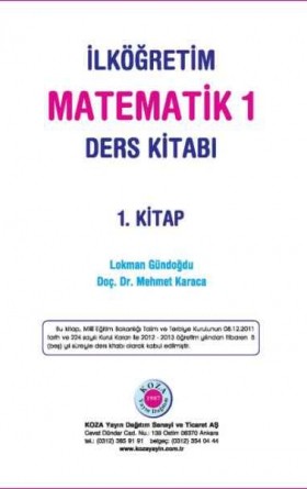 1. Sınıf Matematik Ders Kitabı (1. Kitap)
