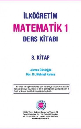1. Sınıf Matematik Ders Kitabı (3. Kitap)