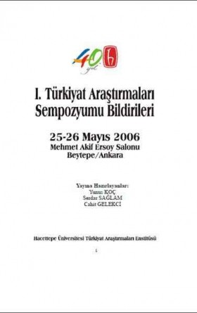 1. Türkiyat Araştırmaları Sempozyumu Bildirileri