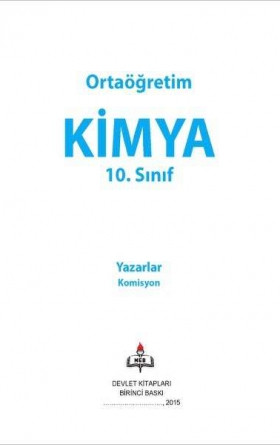 10. Sınıf Kimya Ders Kitabı