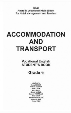 11. Sınıf Accommodation and Transport Vocational English Teacher's Book