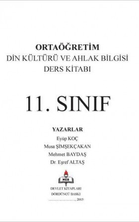 11. Sınıf Din Kültürü ve Ahlak Bilgisi Ders Kitabı