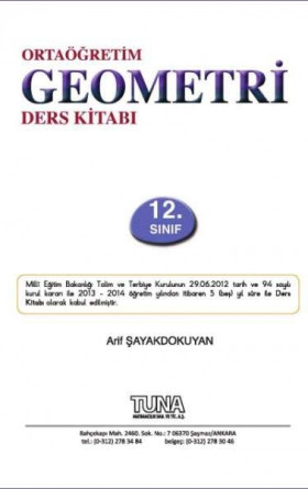 12. Sınıf Geometri Ders Kitabı