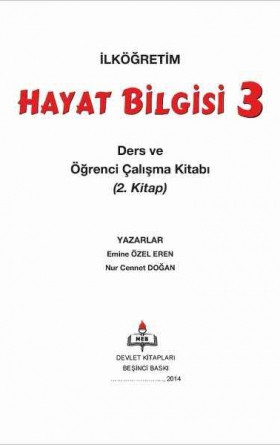 3. Sınıf Hayat Bilgisi Ders ve Öğrenci Çalışma Kitabı (3. Kitap)