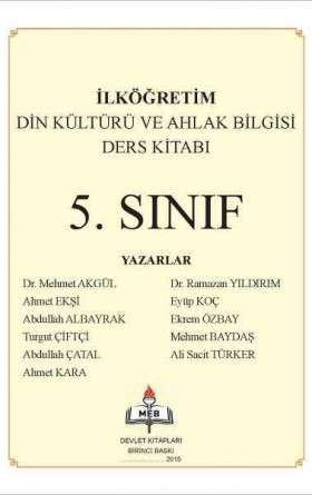 5. Sınıf Din Kültürü ve Ahlak Bilgisi Ders Kitabı