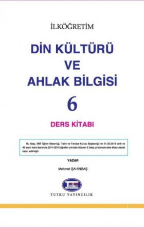 6. Sınıf Din Kültürü ve Ahlak Bilgisi Öğretmen Kılavuz Kitabı