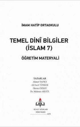 7. Sınıf Temel Dini Bilgiler Ders Kitabı