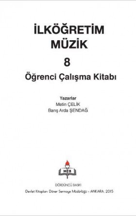 8. Sınıf Müzik Öğrenci Çalışma Kitabı