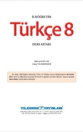 8. Sınıf Türkçe Ders Kitabı