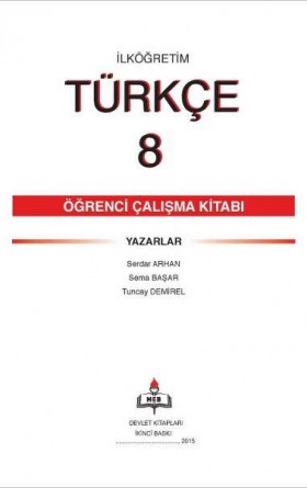 8. Sınıf Türkçe Öğrenci Çalışma Kitabı