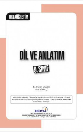 9. Sınıf Dil ve Anlatım Ders Kitabı