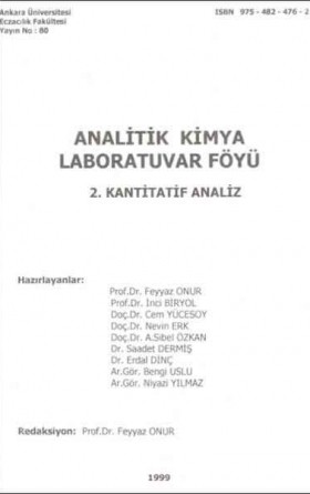 Analitik Kimya Laboratuvar Föyü 2. Kantitatif Analiz