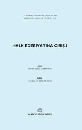 Halk Edebiyatına Giriş I