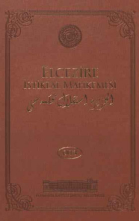 İstiklal Mahkemeleri (3. Cilt) Elcezire İstiklal Mahkemesi