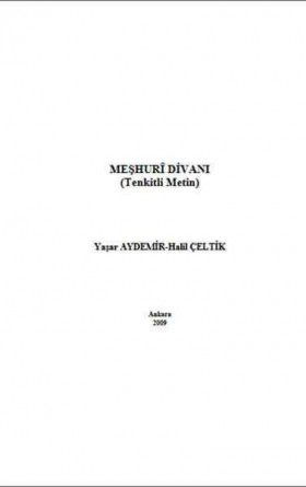 Meşhurî Divanı