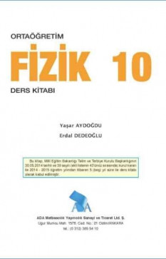 10. Sınıf Fizik Ders Kitabı