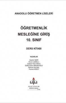 10. Sınıf Öğretmenlik Mesleğine Giriş Ders Kitabı