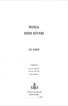 10. Sınıf Rusça Ders Kitabı