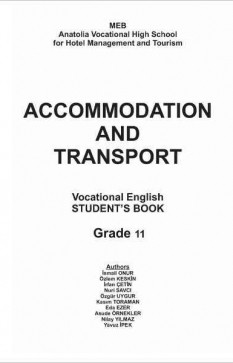 11. Sınıf Accommodation and Transport Vocational English Student's Book