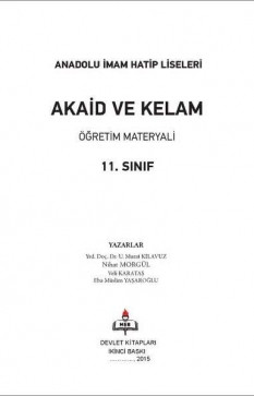 11. Sınıf Akaid ve Kelam Öğretim Materyali