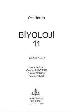 11. Sınıf Biyoloji Ders Kitabı