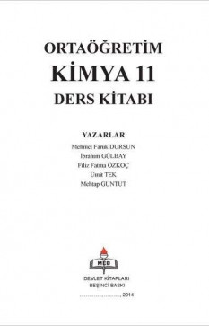 11. Sınıf Kimya Ders Kitabı