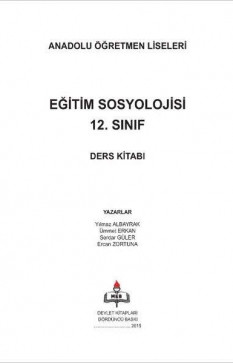 12. Sınıf Eğitim Sosyolojisi Ders Kitabı
