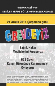 21 Aralık 2011 Çarşamba Günü G(ö)revdeyiz