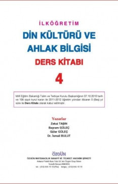 4. Sınıf Din Kültürü ve Ahlak Bilgisi Ders Kitabı