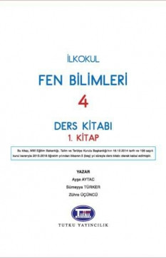 4. Sınıf Fen Bilimleri  Ders Kitabı (1. Kitap)