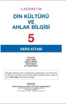 5. Sınıf Din Kültür ve Ahlak Bilgisi Ders Kitabı