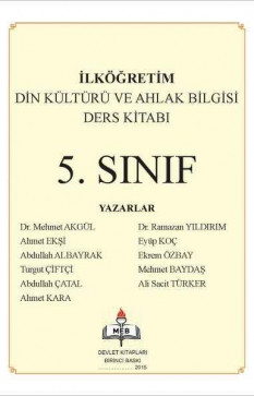 5. Sınıf Din Kültürü ve Ahlak Bilgisi Ders Kitabı