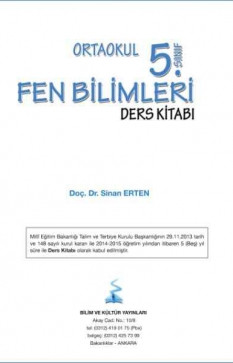 5. Sınıf Fen Bilimleri Sınıf Ders Kitabı