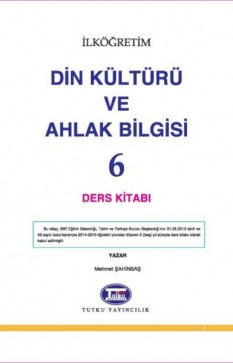 6. Sınıf Din Kültürü ve Ahlak Bilgisi Öğretmen Kılavuz Kitabı