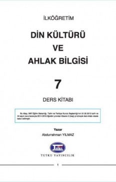 7. Sınıf Din Kültürü ve Ahlak Bilgisi Öğretmen Kılavuz Kitabı