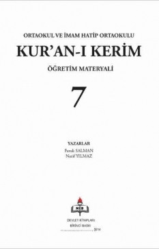 7. Sınıf Kur'an-ı Kerim Öğretim Materyali