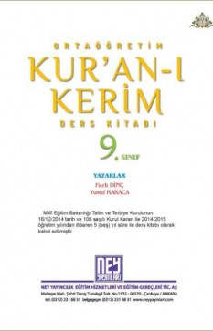 9. Sınıf Kur'an-ı Kerim Ders Kitabı