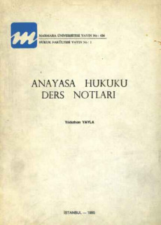 Anayasa Hukuku Ders Notları