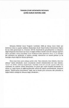 Çevre Durum Raporu 2008