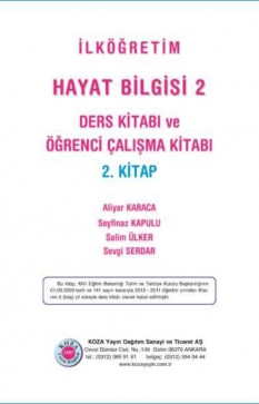Hayat Bilgisi 2 Ders Kitabı ve Öğrenci Çalışma Kitabı (2. Kitap)