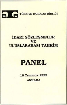 İdari Sözleşmeler ve Uluslararası Tahkim