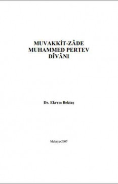 Muvakkit-Zâde Muhammed Pertev Dîvânı