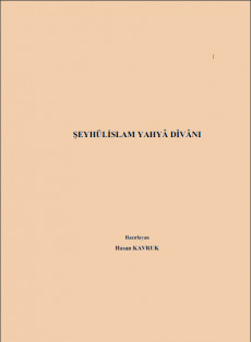Şeyhülislâm Yahyâ Dîvânı