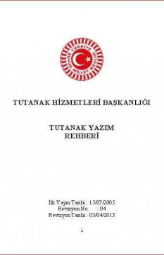 Tutanak Yazım Rehberi