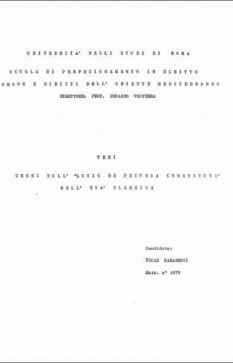 Universita Degli Studi Di Roma